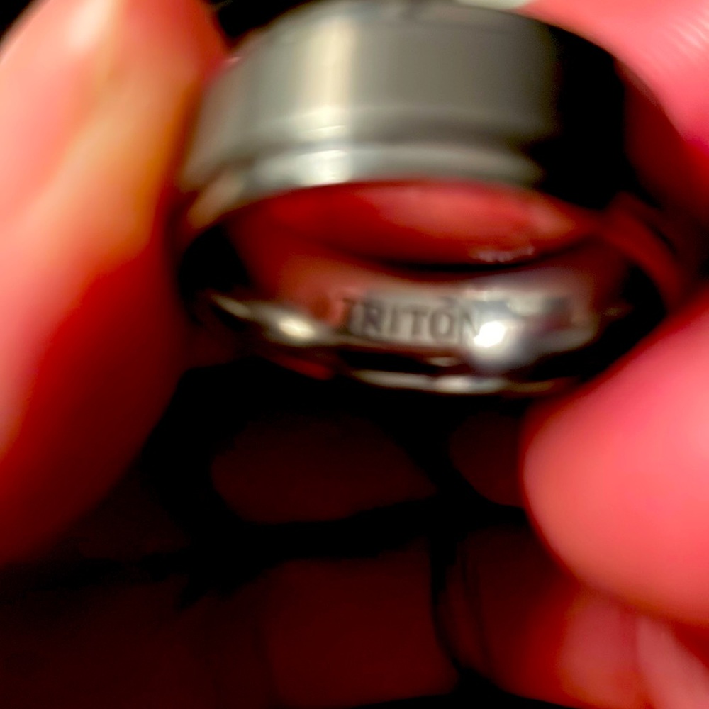 Triton mens wedding band size 11